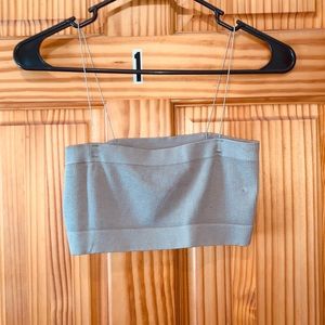 Olive green crop top